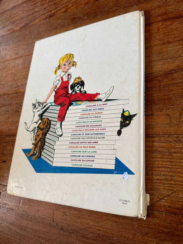 1978 Livre Caroline au Canada Grands albums Hachette Pierre Probst bd ancien - photo numéro 8