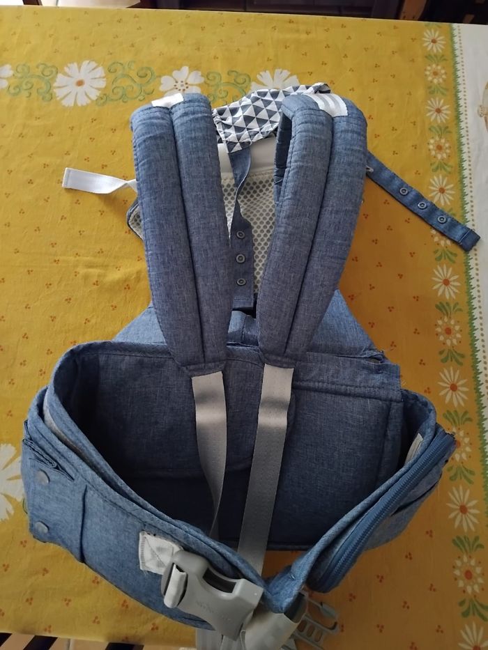 Porte-bébé ergonomique bleu SUNVENO - photo numéro 2
