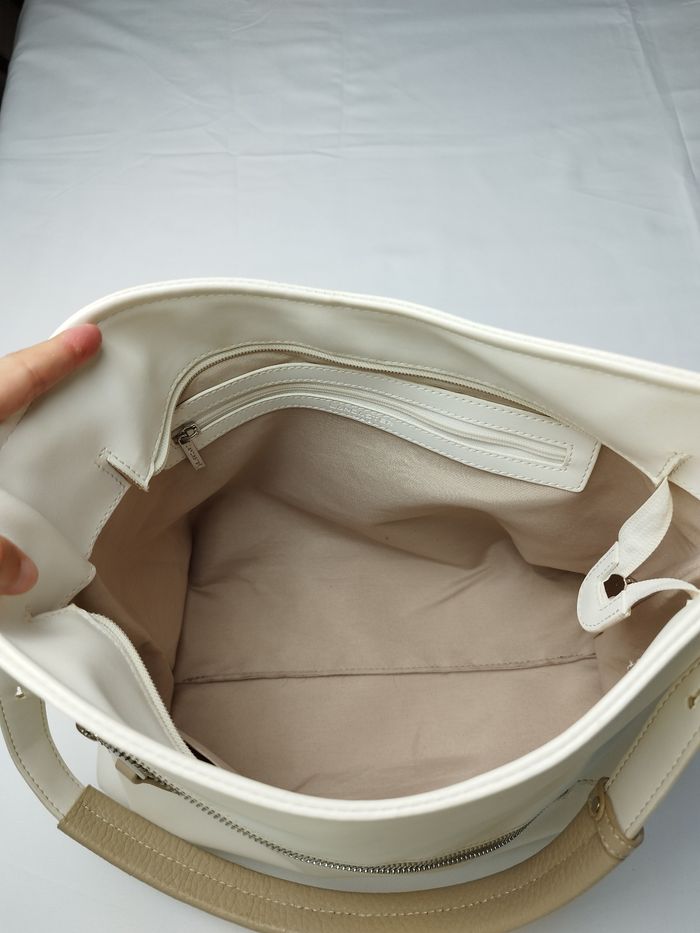 Sac Lancaster cuir blanc - photo numéro 6