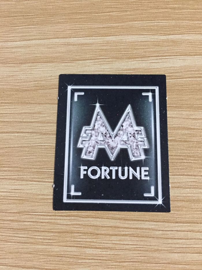 Carte Fortune droit devant pièce détachée jeu de société Monopoly Millionnaire #A45 - photo numéro 2