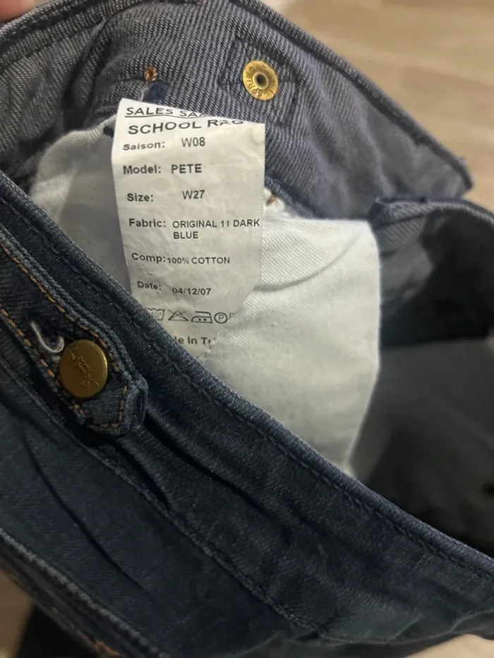 Jeans pattes d’éléphant School Rag Pete W27 - photo numéro 5