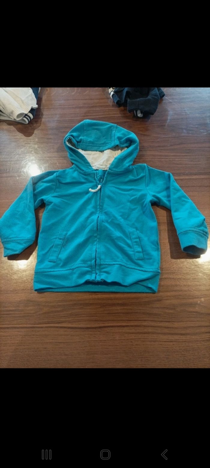 Lot de 11 sweats pulls et gilets garçon 18 mois - photo numéro 7