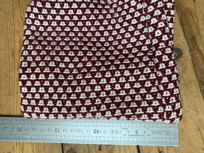 Col tour de cou bordeaux crème kiabi - photo numéro 7