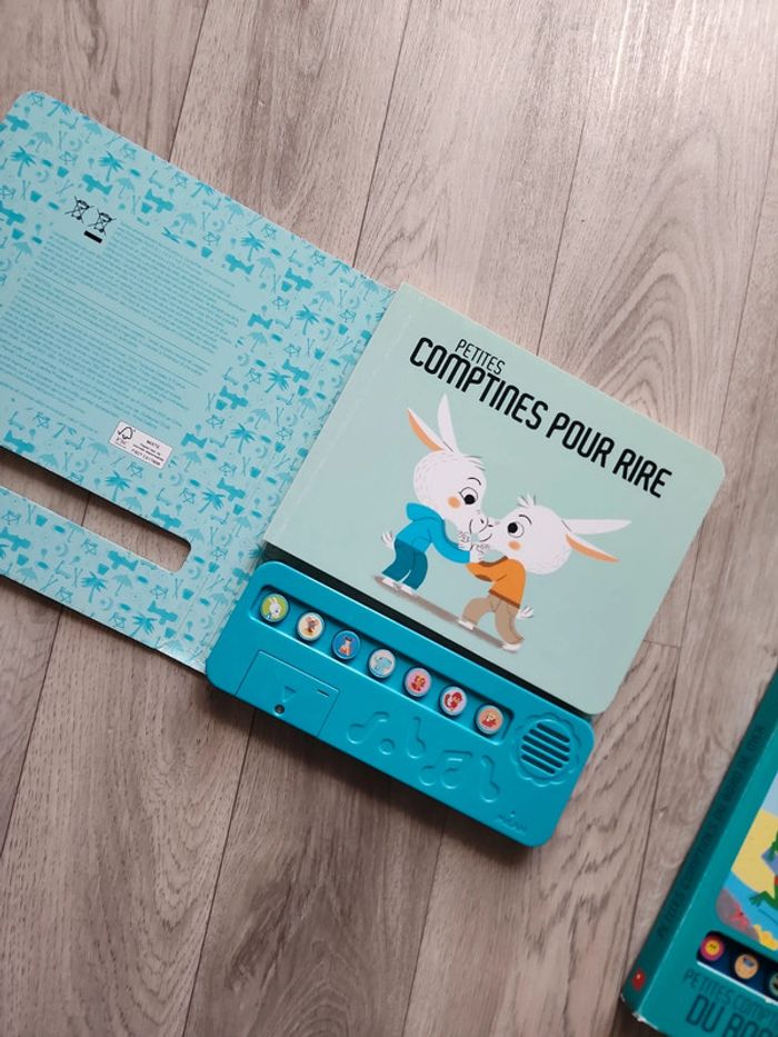 Livre musical petites comptines pour rire - photo numéro 2