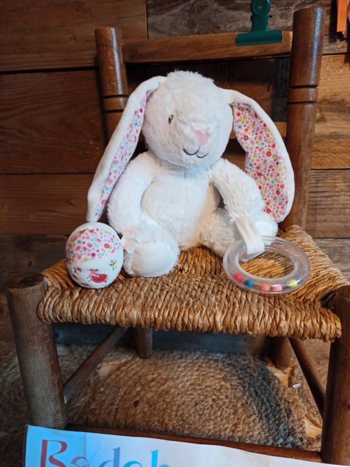 Peluche lapin pommette tbe - photo numéro 2