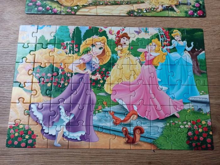4 puzzles princesse disney - photo numéro 2