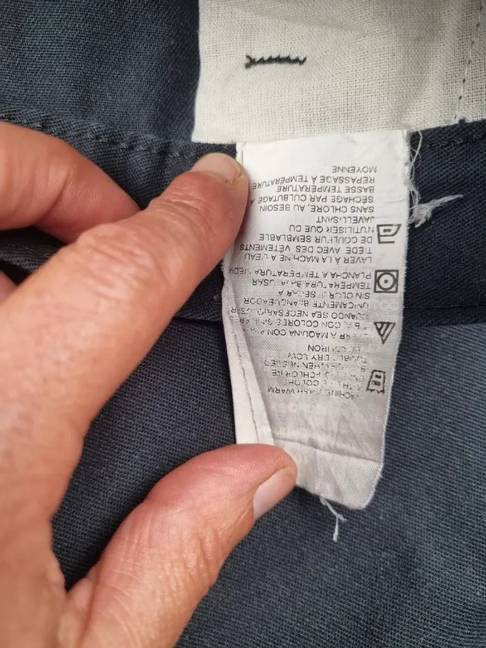 Chino oversize Dickies noir – Taille 44x32 Hommes (mesures en photos) - photo numéro 5