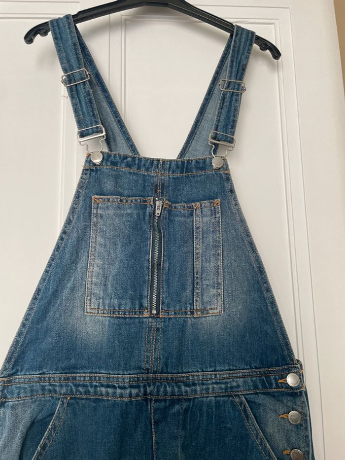 Salopette en jean Zara T38 – Effet destroy tendance – Très bon état - photo numéro 8