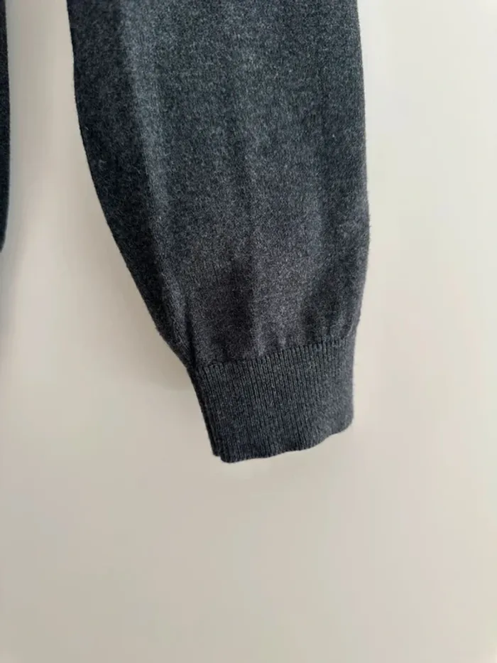 Pull mcneal gris en col V taille S pour homme - photo numéro 5