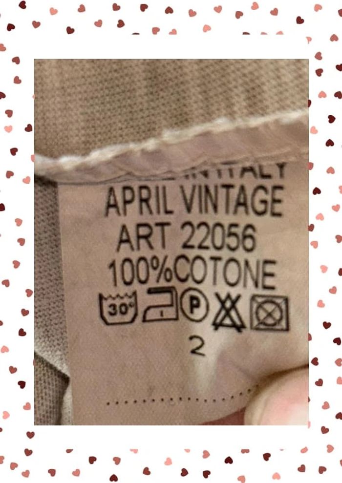 Débardeur beige 38/40 April Vintage - photo numéro 4