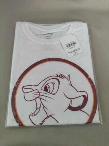 🤍 T-shirt blanc Simba - Taille L - Disney 🤍
