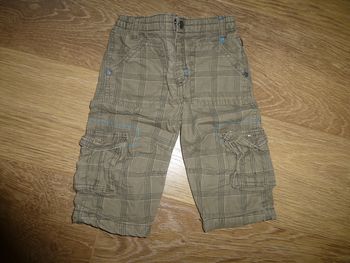 Pantalon à carreaux brun kaki Orchestra - 1 an