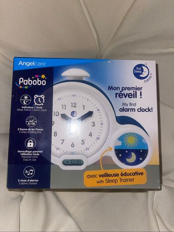 Pabobo Mon premier réveil Réveil éducatif veilleuse