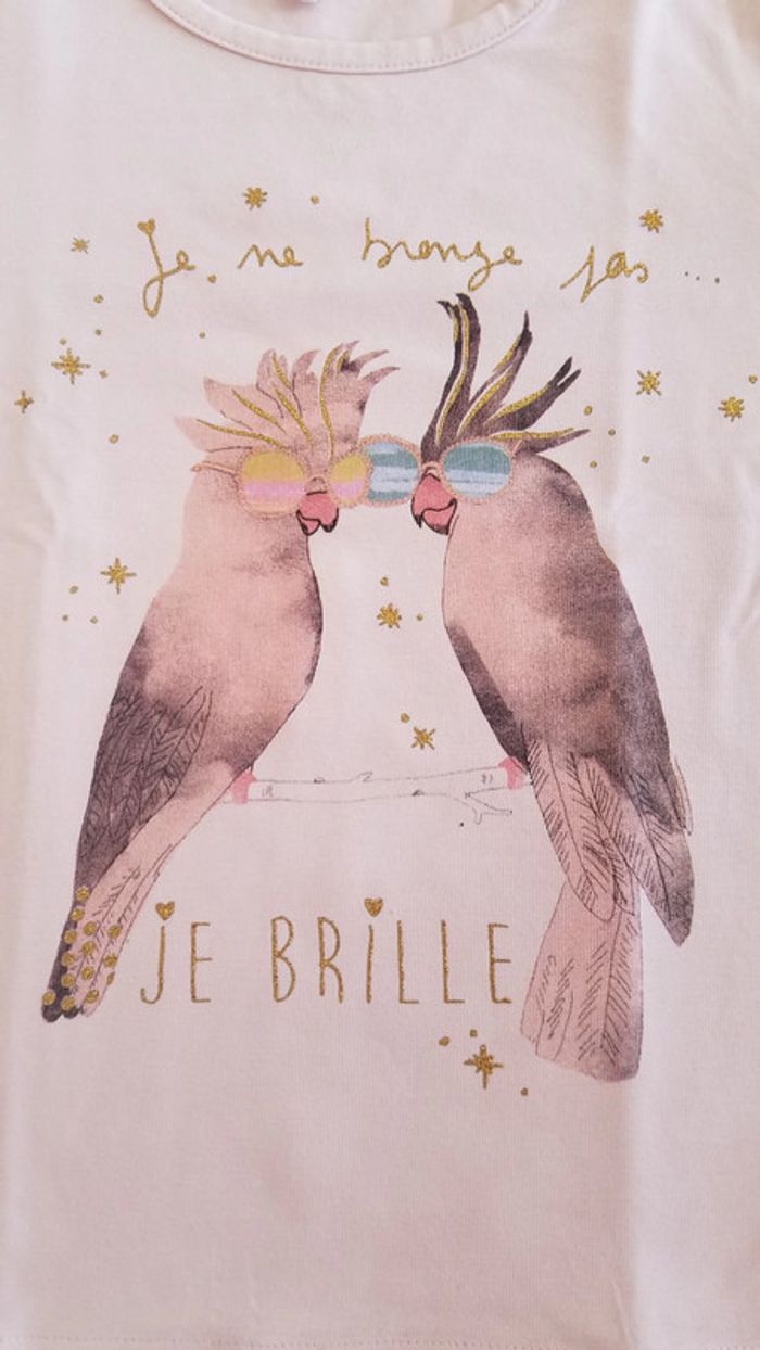 Tee shirt  catimini 4ans - photo numéro 2