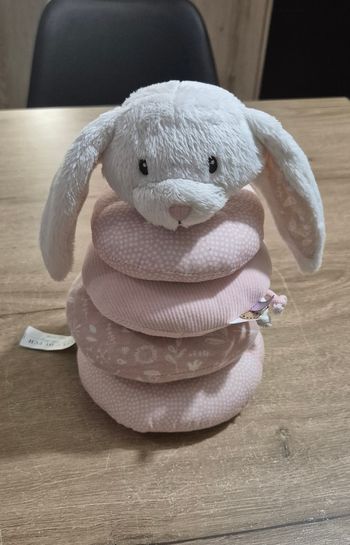 Lapin peluche à empiler Little Dutch