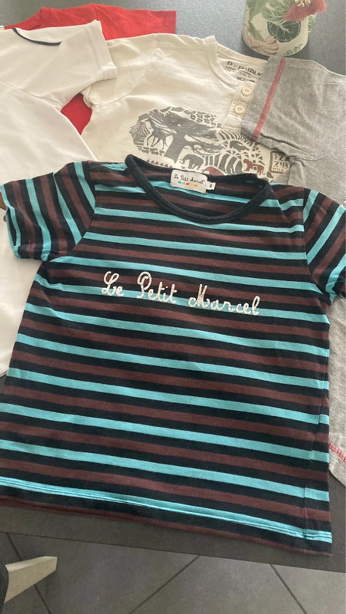 Lot ensemble vêtement tee shirt garçon 8 ans - photo numéro 3