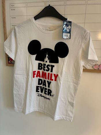 T-shirt Disneyland Paris 12 ans neuf