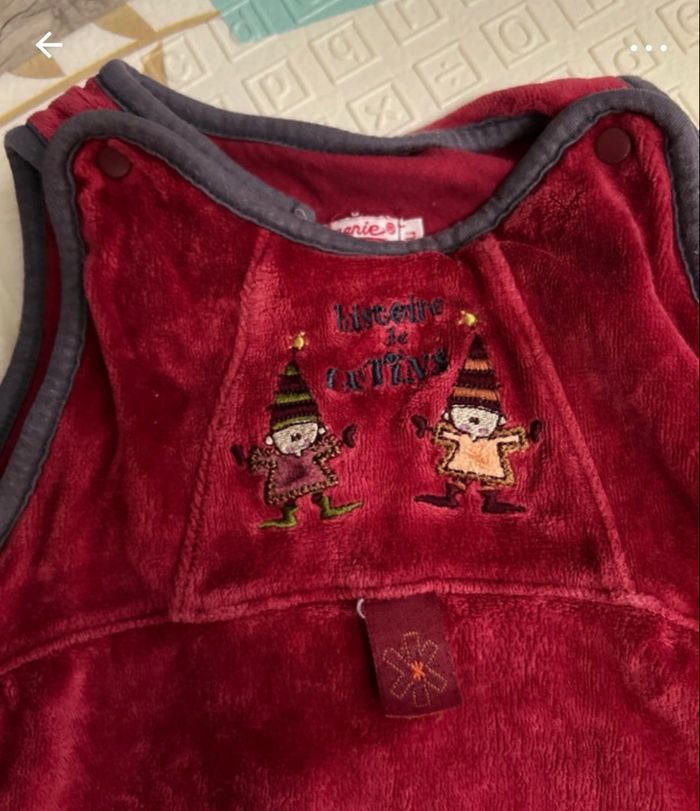 Gigoteuse rouge 0/6 mois - photo numéro 4