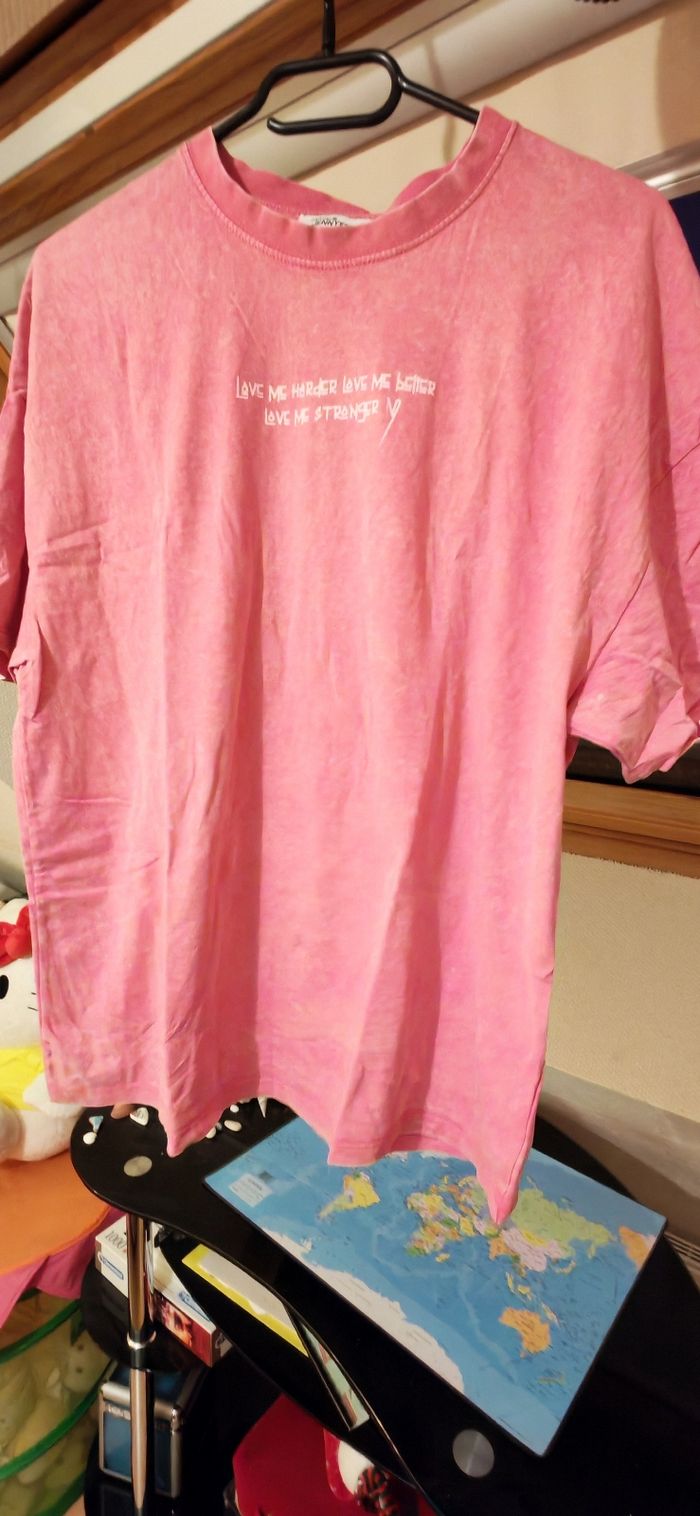 T-shirt manches courtes rose