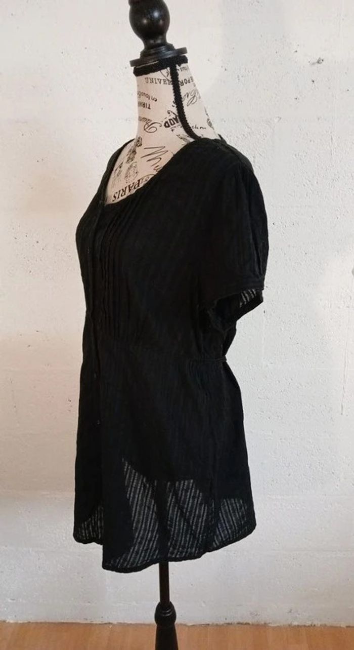🖤 Blouse noire longue M&S – Taille 46 – Bon état - photo numéro 4