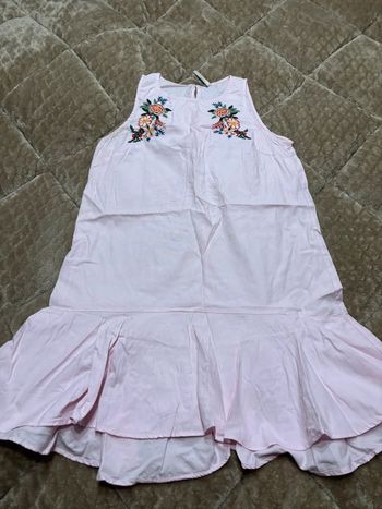 Robe courte brodée