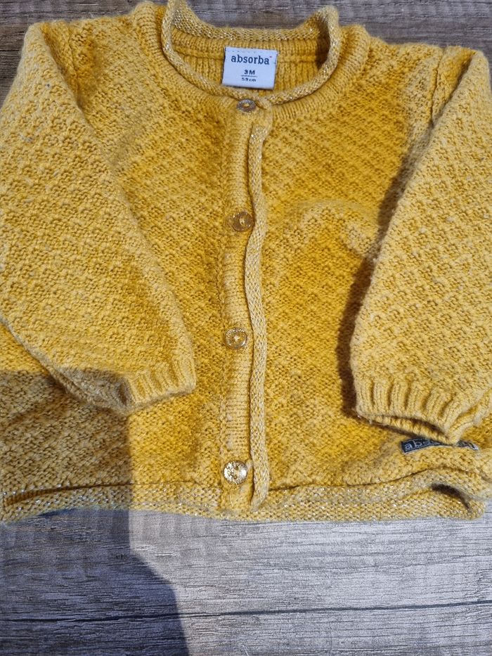 Gilet moutarde - photo numéro 2