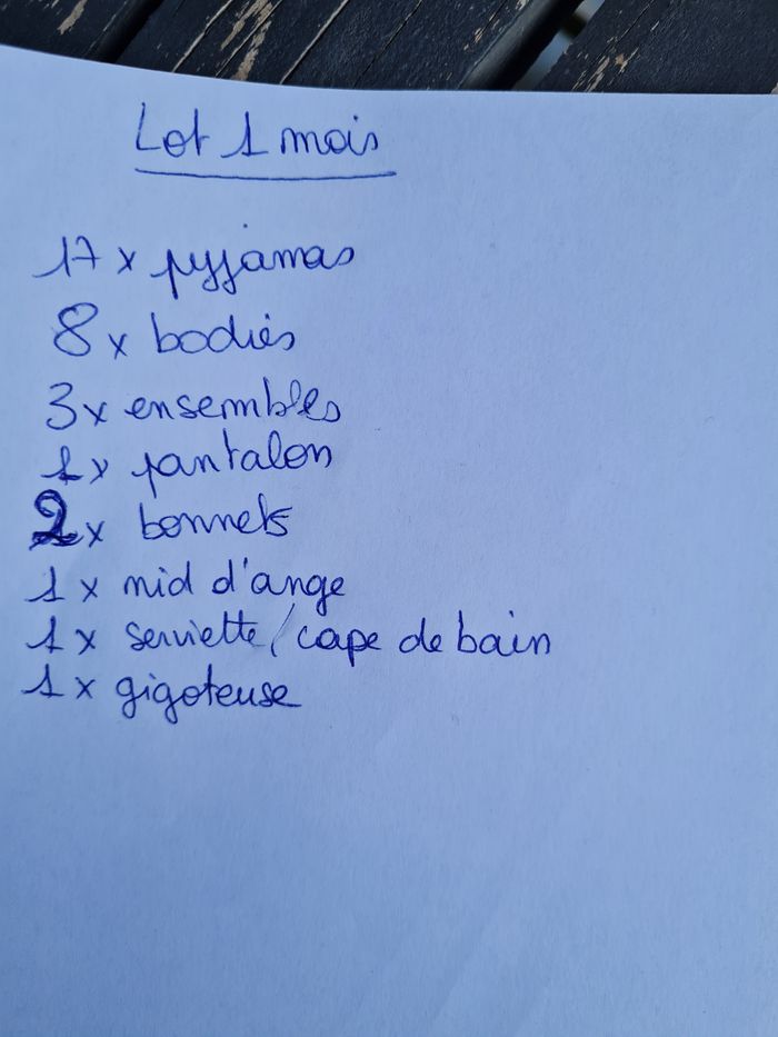 Lot 1 mois - photo numéro 5