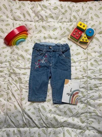 jean bleu 6 mois tissaia taille réglable