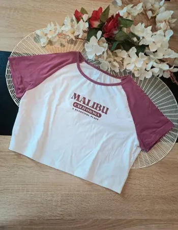Tee shirt court, taille XL, marque shein, neuf