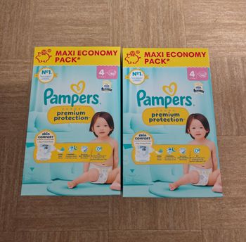 180 couches taille 4 Premium protection pampers 