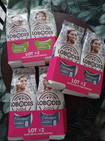 Lot de 6 paquets café perou/éthiopie