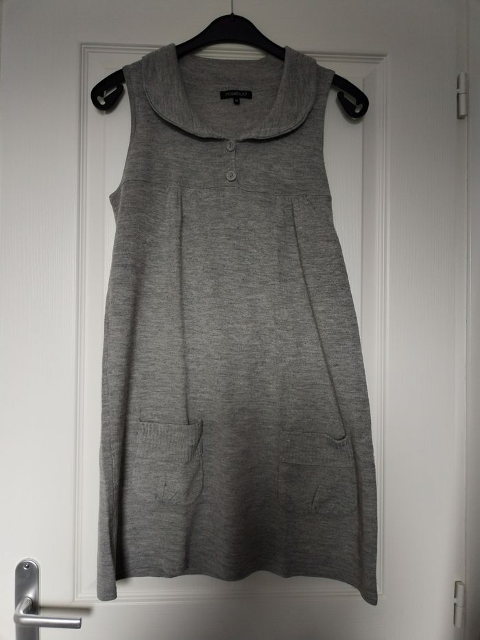 Tunique maille grise M/L 38/40 Rosebud