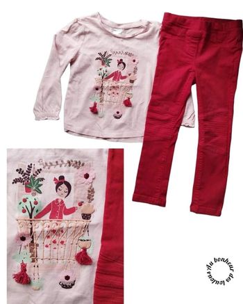 3 ans ensemble teeshirt c&a et pantalon Tape à l'oeil