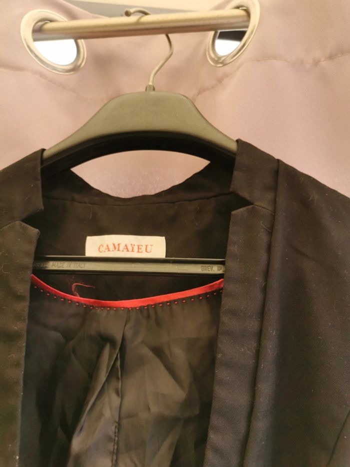 Petit gilet bolero en 38 Camaïeu noir class - photo numéro 8