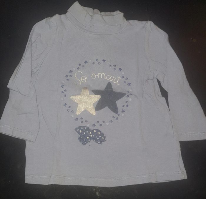 Lot 4 T-Shirt ML col Roulé (18 mois) - photo numéro 4