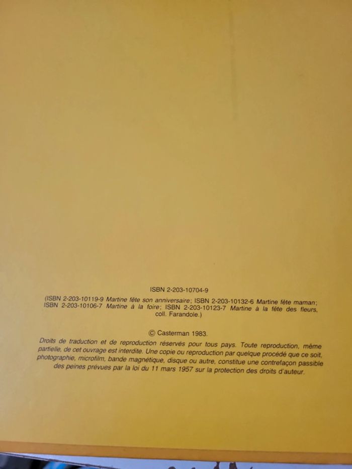 Grand Livre "Martine et la fête" 4 récits de Gilbert Delahaye - photo numéro 7