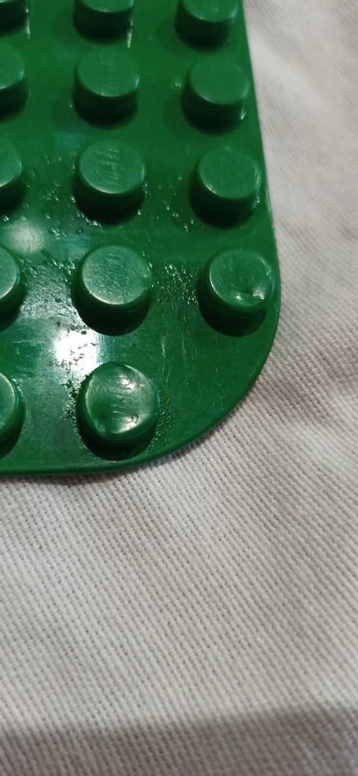 Plaque de base décor lego duplo verte - photo numéro 7