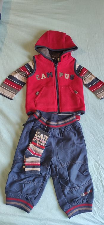 Ensemble 4 pièces bébé garçon 6 mois neuf