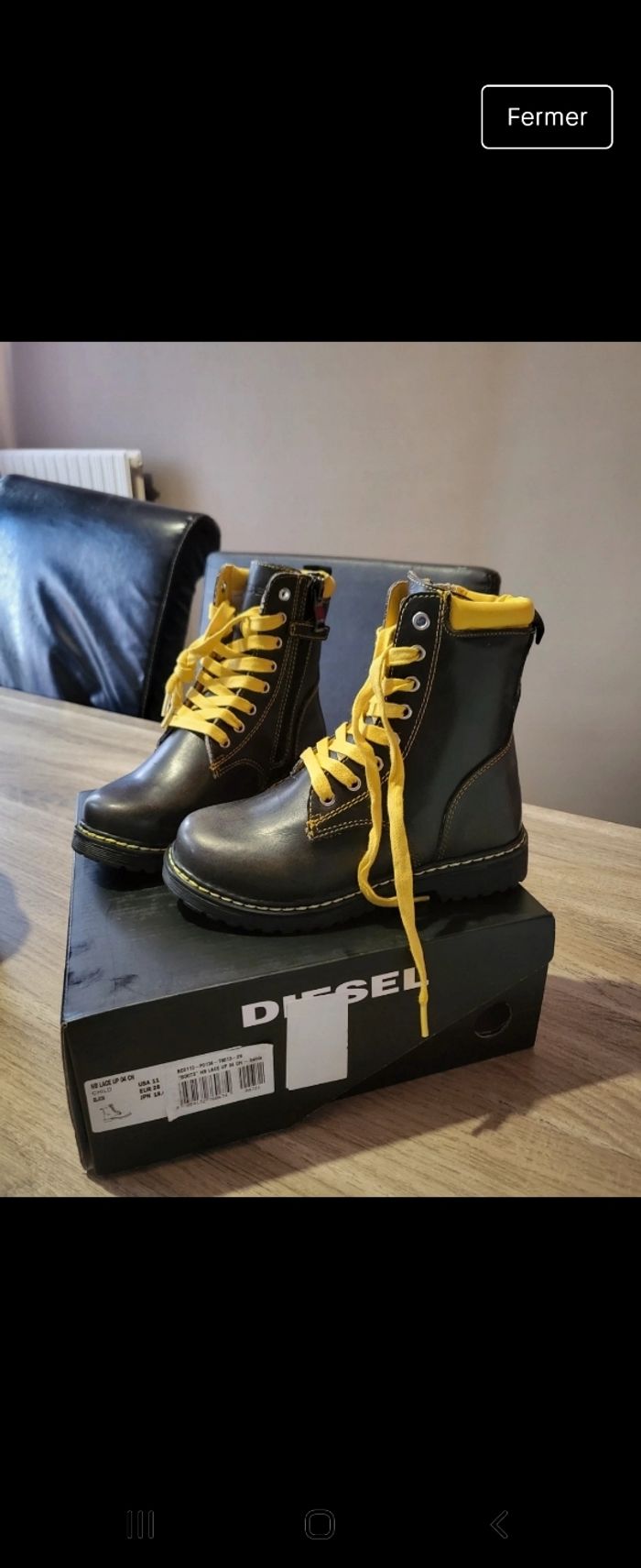 Bottine diesel enfant