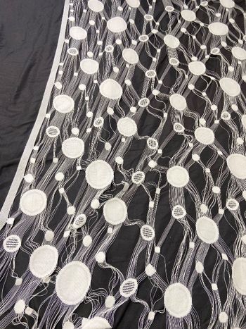 Lot de 3 rideaux blanc