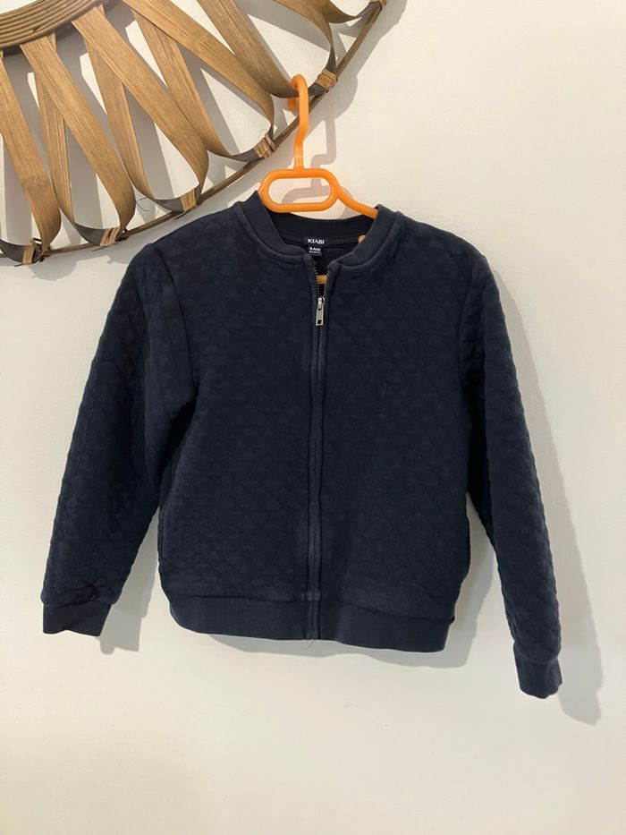 Gilet zippé marine garçon 8 ans Kiabi - photo numéro 1