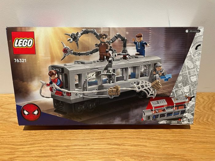 Lego Marvel 76321 La scène du train de Spider-Man et Docteur Octopus - photo numéro 3