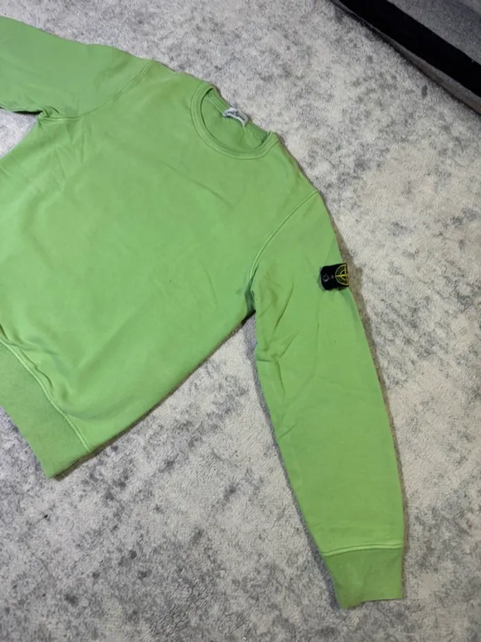 Sweat Stone island Vert - photo numéro 8