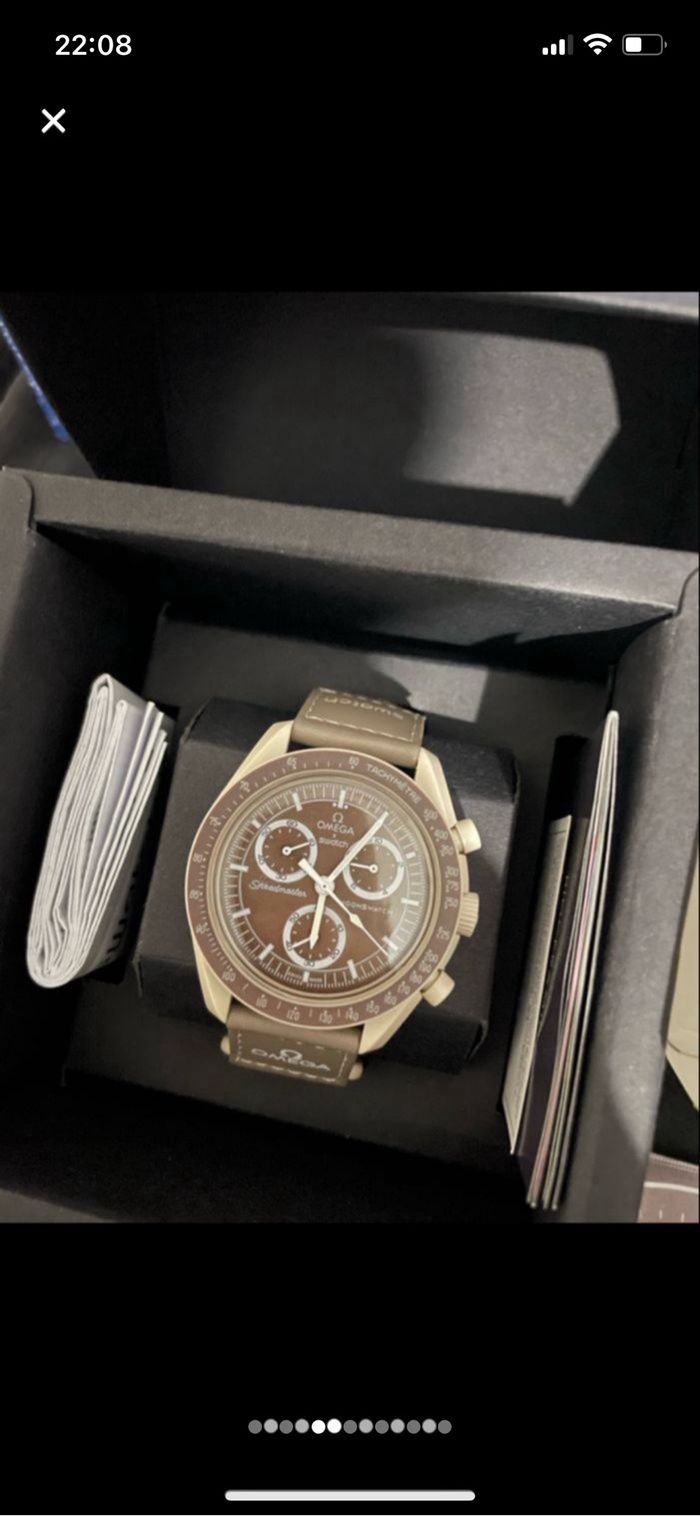 Montre Omega X swatch moonswatch mission to modele sand - photo numéro 4