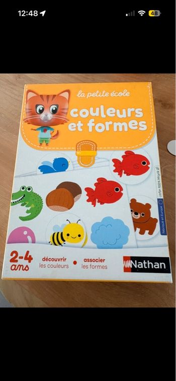 Jeu couleurs et formes Nathan 