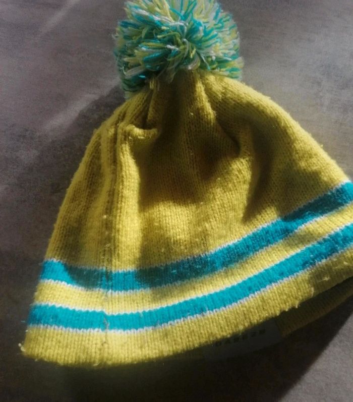 Bonnet dare2b 3-6 ans vert et bleu - photo numéro 3