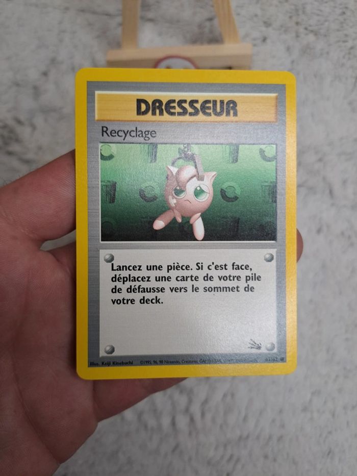 Carte Pokémon Dresseur Recyclage 61/62 set de base Fossile ed2 Wizards Fr - photo numéro 3