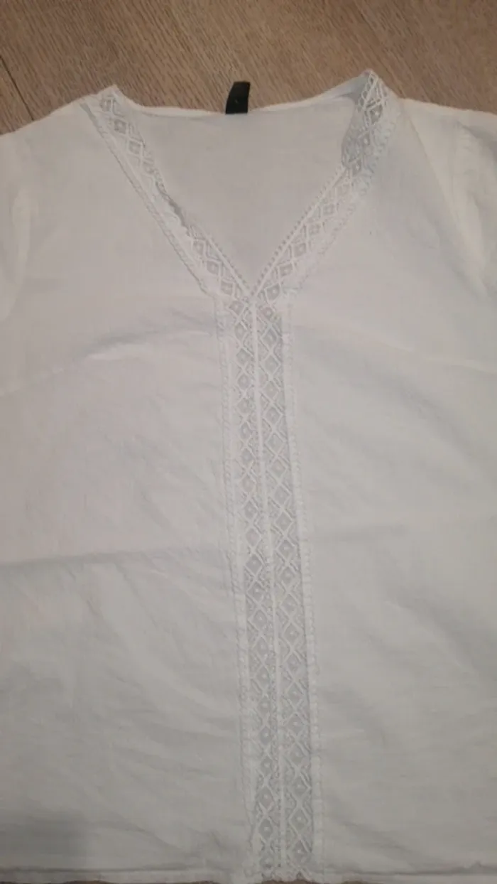 Blouse blanche bohème - photo numéro 2