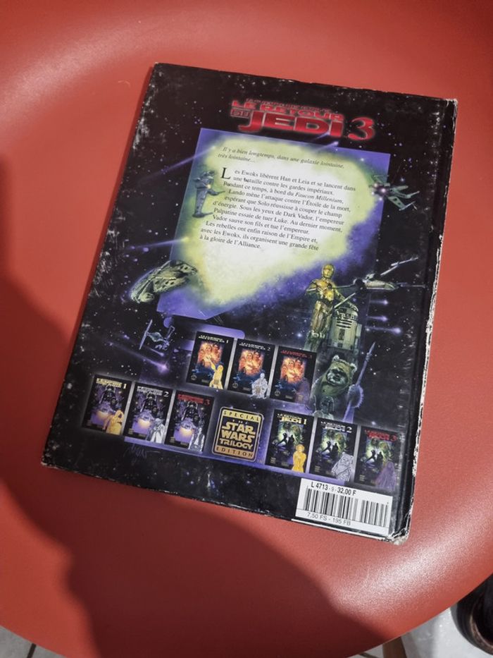 lot de 2 livres du film le retour du jedi avec défaut - photo numéro 5