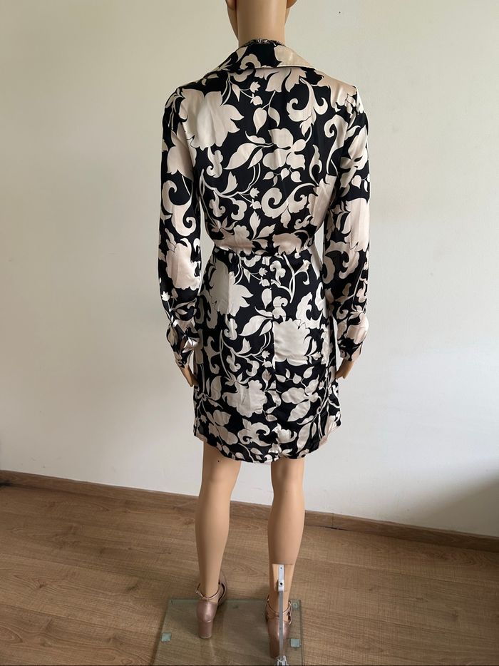 Robe noire et écrue neuve à manches longues Morgan taille 36 (valeur 80€) - photo numéro 6